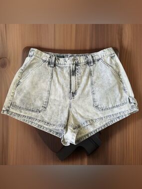 Wild Fable Super High-Rise, Utility Denim Shorts~17(XXL)